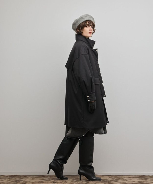 GRACE CONTINENTAL パディングマルチwayコート ブラック