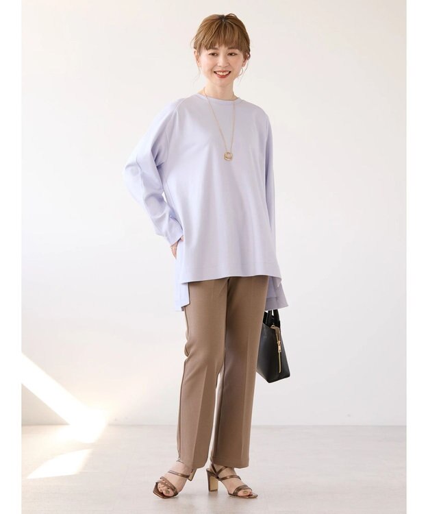 AMERICAN HOLIC サイドスリットカットチュニック Off White