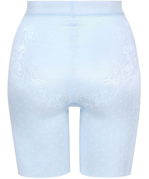 Wing ガードル　【ときはなつパンツ】　夏の汗ムレから解放　ラクにヒップアップ　ロング丈　ウイング／ワコール　KQ2713 サックス