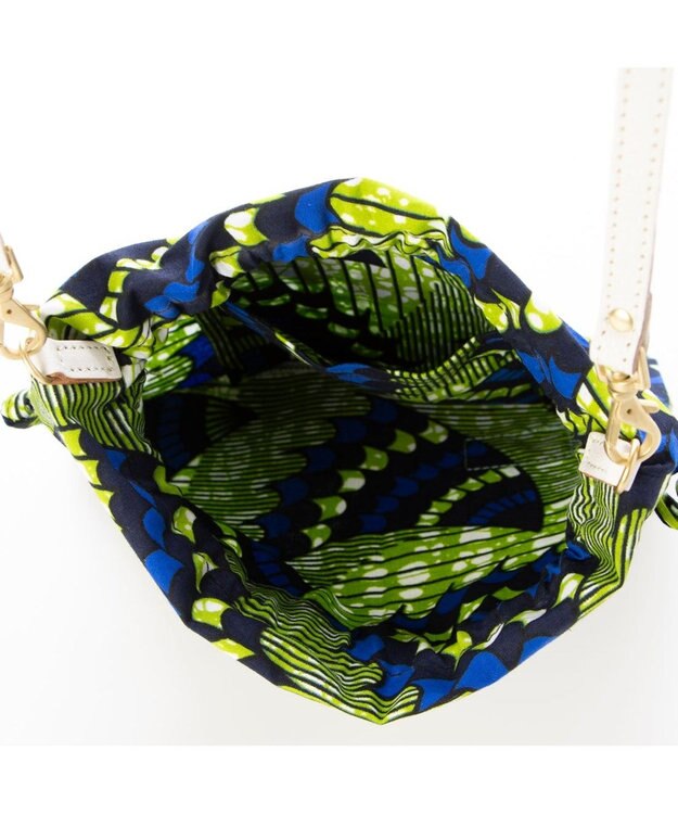 UNBILLION ペルケ perche / マリ・Harmony for peaceバゲット2wayショルダー グリーン