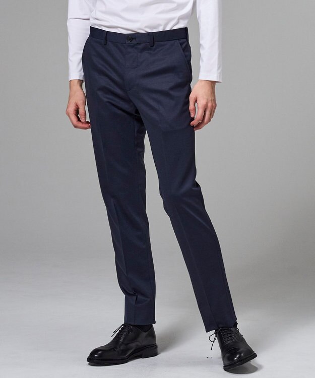 JOSEPH HOMME スプリングウールジャージー    テーパードパンツ / CITY ネイビー系