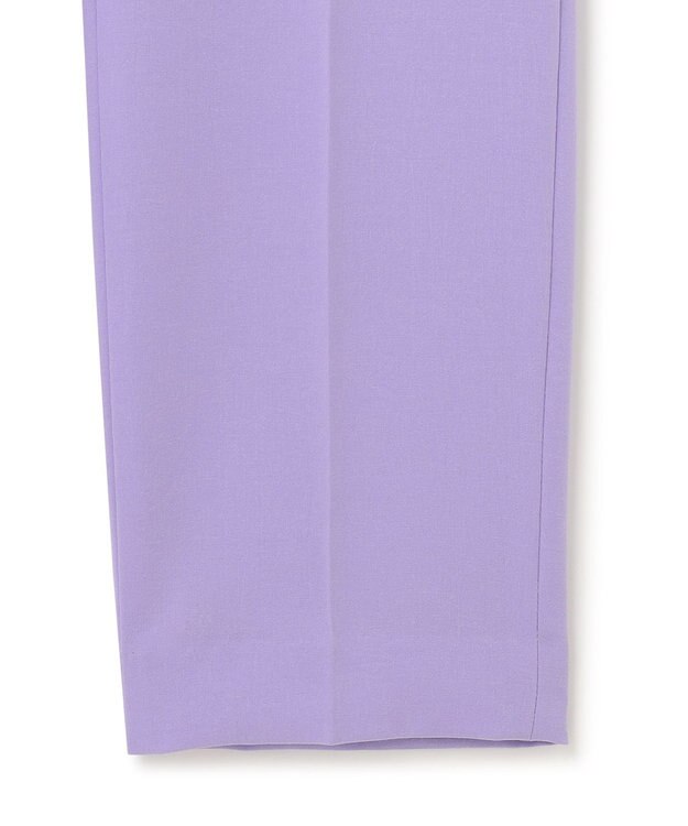 23区 【洗える】トロピカル2WAYストレッチ テーパード パンツ ライラック系