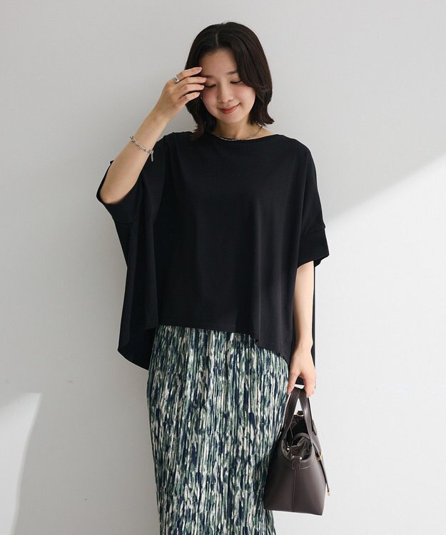 Green Parks 【適ON】遮熱ドルマンカットプルオーバー Black