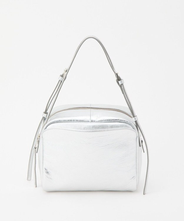 russet kuubo ボックストートバッグ(CE-1633) Silver