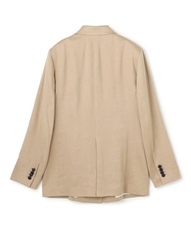 BEIGE， MICA / リネンブレンドテーラードジャケット  L.Taupe