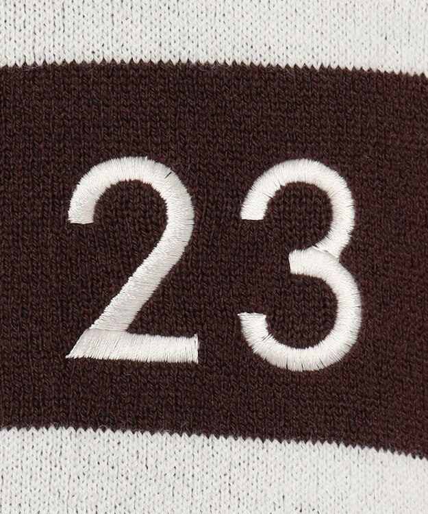 23区GOLF 【WOMEN】リバーシブルニットブルゾン ダークブラウン系2