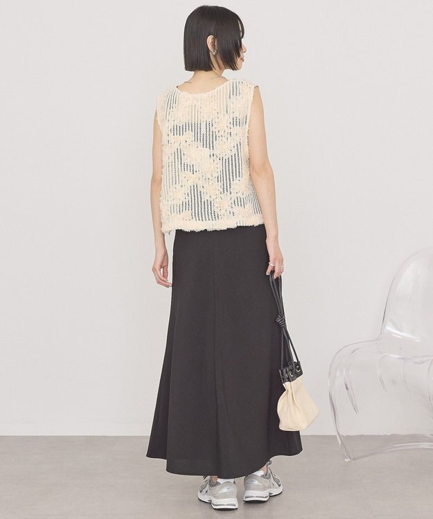 AMERICAN HOLIC リネンライクマーメイドスカート Black