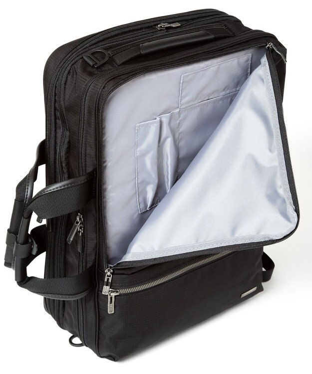 ACE BAGS & LUGGAGE 【WEB限定】ACE ヴィターラ ブロックリップ 3WAYバッグ ビジネスリュック B4サイズ 68223 ブラック