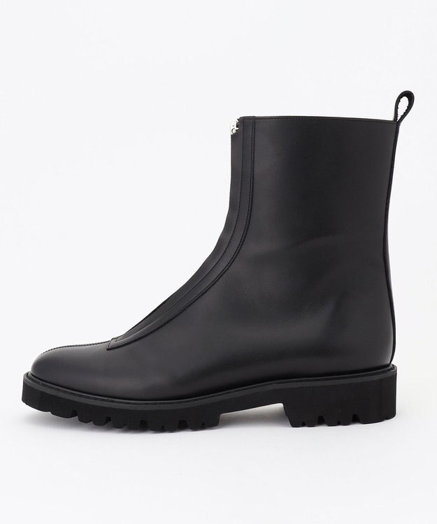 23区 センター ジップ ブーツ ブラック系