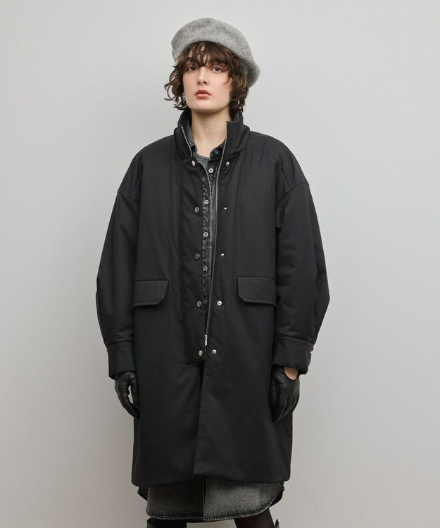 GRACE CONTINENTAL パディングマルチwayコート ブラック