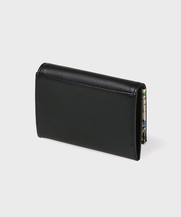 Paul Smith マーガレットプリントトリム 名刺入れ ブラック