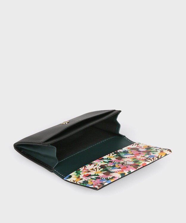 Paul Smith マーガレットプリントトリム 名刺入れ ブラック