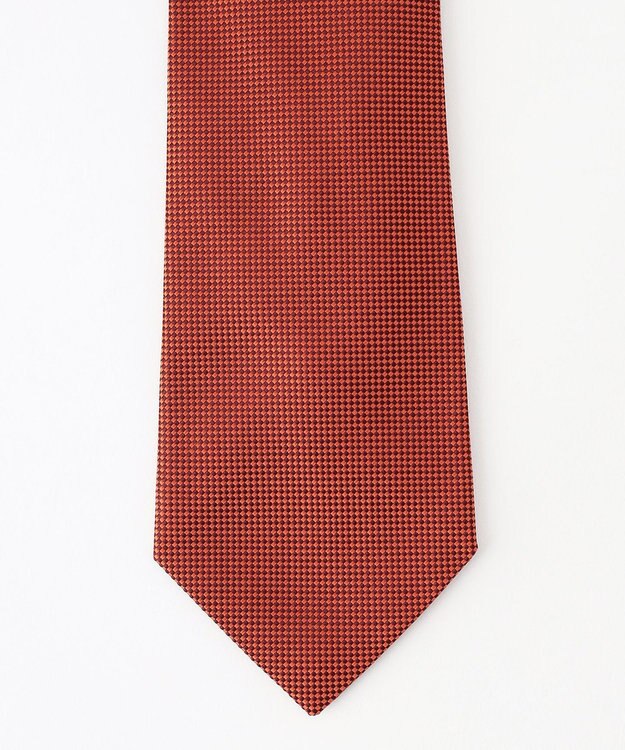 J.PRESS MEN 【GEOMETRIC JACQUARD COLLECTION】ジオメトリックジャガード ネクタイ オレンジ系