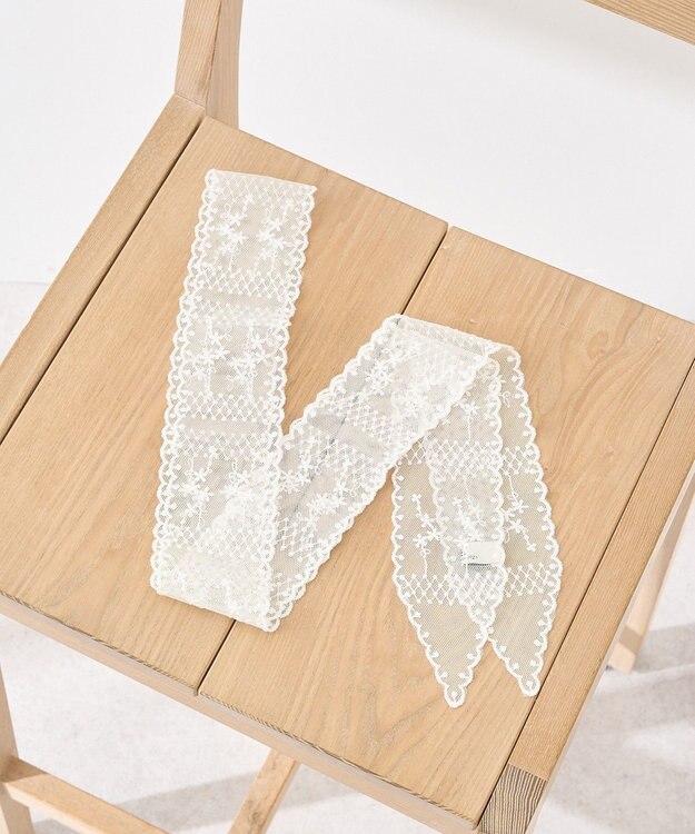 earth music&ecology レースタイ Ivory