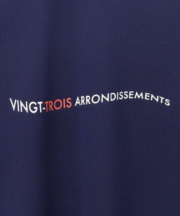 23区GOLF 【WOMEN】【吸水速乾/UVカット】グラフィカルポロシャツ ネイビー系