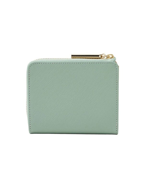 LANVIN en Bleu リュクサンブールハート 二つ折りLファスナー財布 ミント