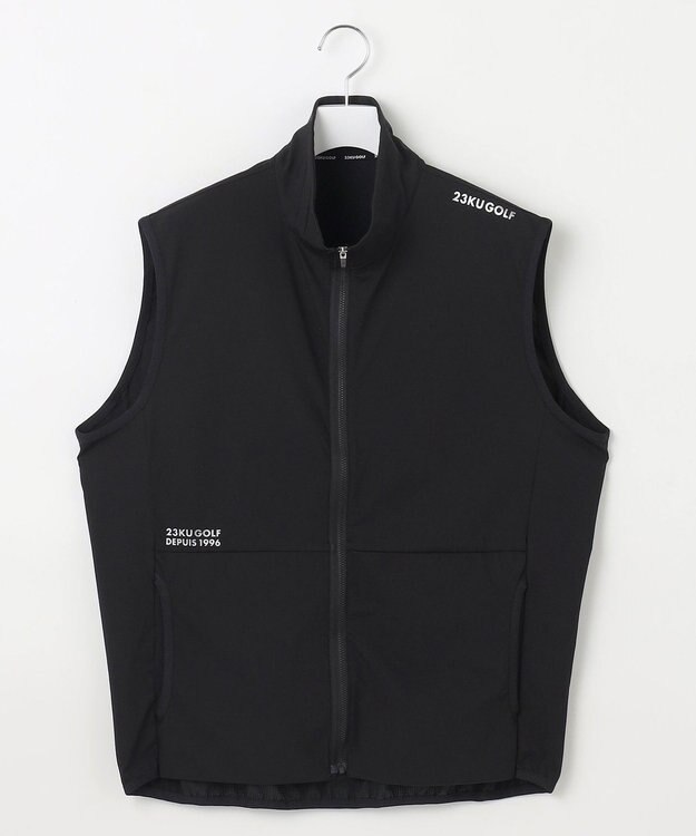 23区GOLF 【MEN】【ストレッチ/撥水】ライトベスト 清涼感と機能性 暑い季節もさわやかに ブラック系
