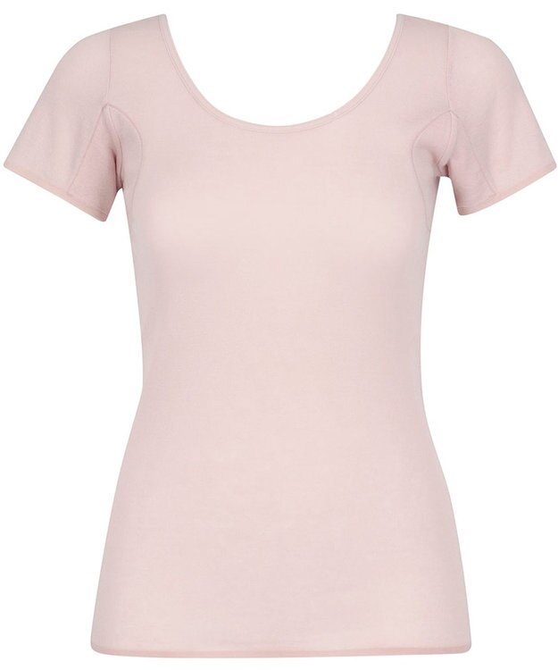 Wing インナー 綿100％ 【綿100％ ひびきにくいタイプ】 3分袖 半袖 春 夏 EL1376 ウイング／ワコール ピンク