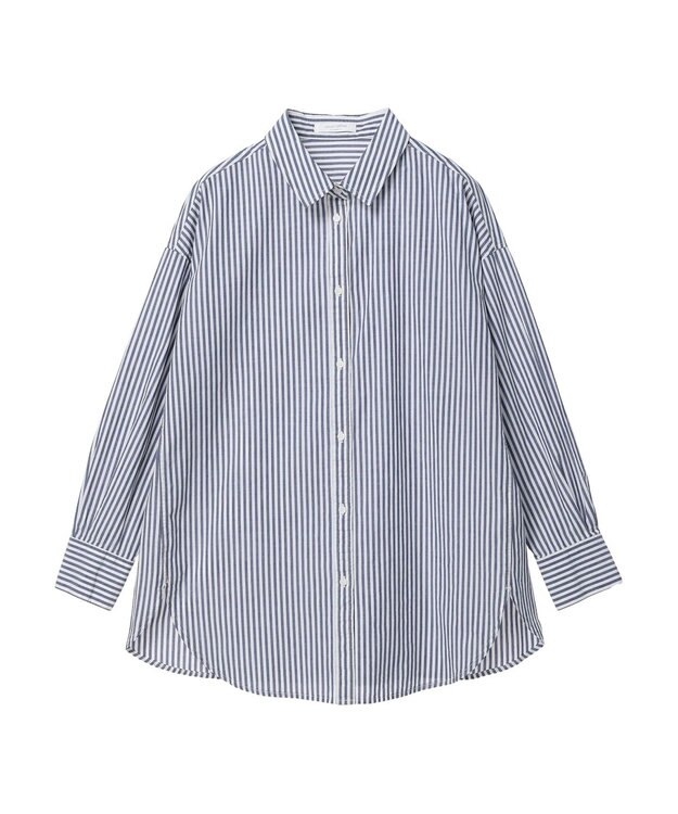 Green Parks アソートストライプシャツ Navy