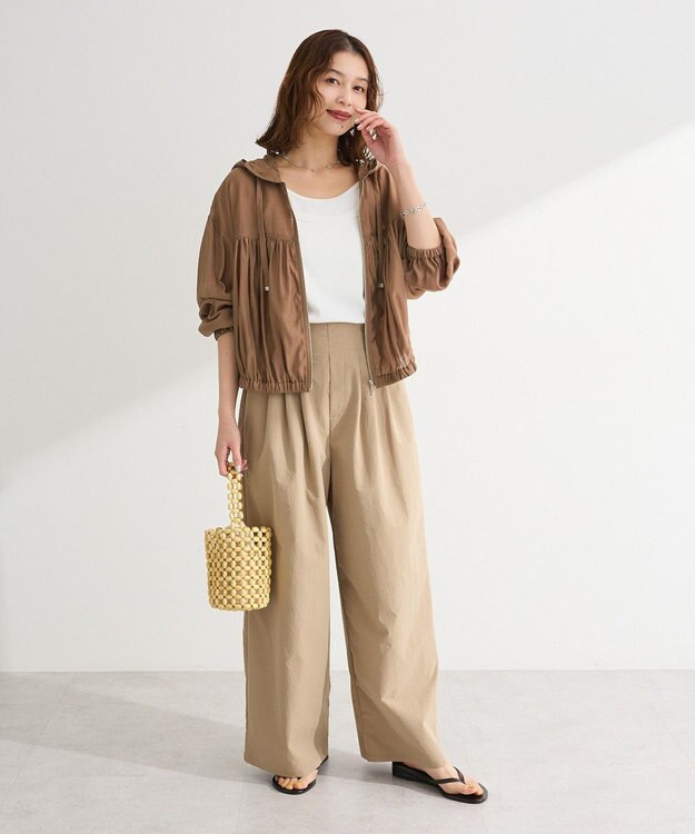 Green Parks シアーマウンテンパーカー Brown