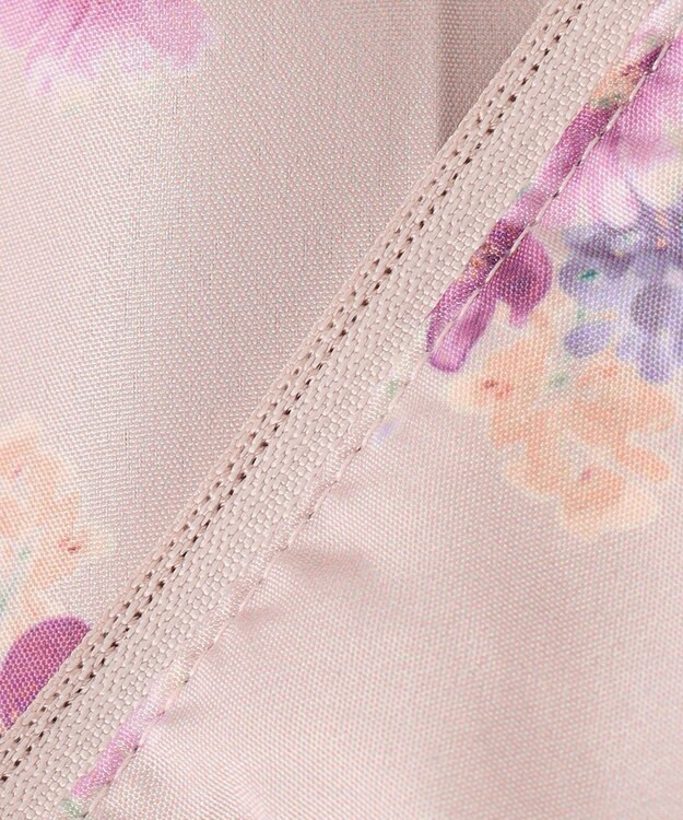 ANY KIDS フード取り外し 総柄 ブルゾン ピンク系花柄