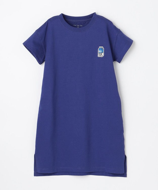 ANY KIDS 【ke ke ke】GOOD MORNING チュニック ワンピース ブルー