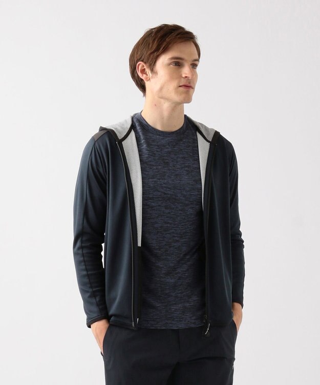 JOSEPH ABBOUD MOUNTAIN デルタバックカノコ　パーカー ネイビー系