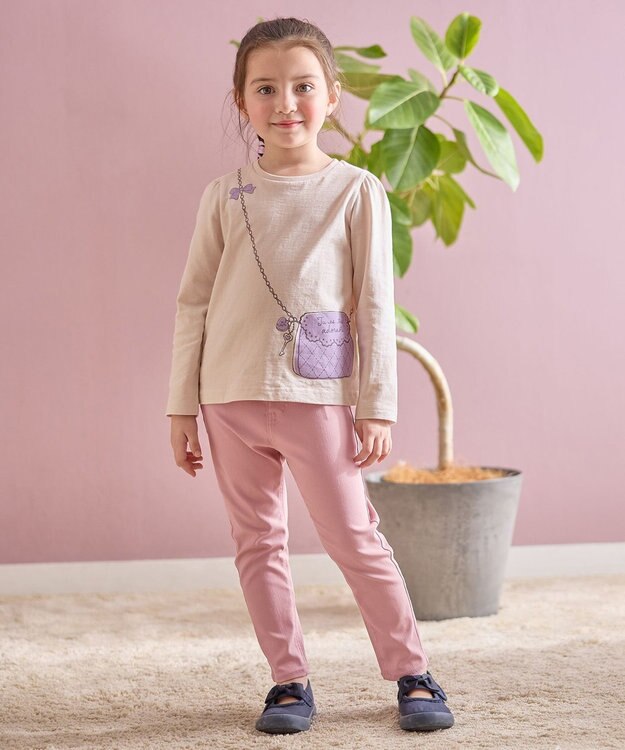 ANY KIDS 7days ドリームストレッチ パンツ ピンク