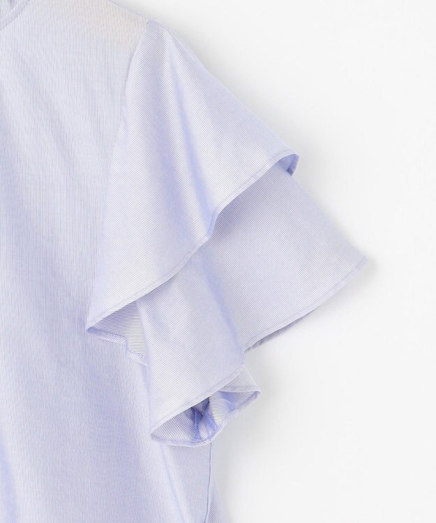 組曲 カールマイヤーフリル ブラウス サックスブルー系1