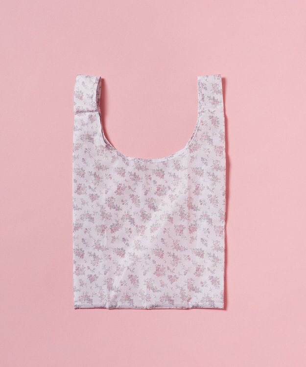 Maison de FLEUR フラワープリントエコバッグ Light Pink