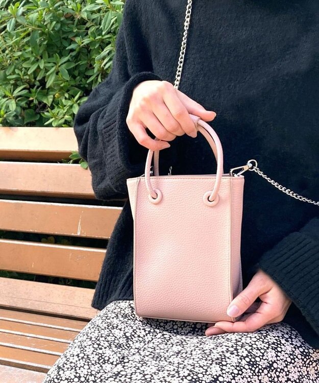 ROOTOTE 6466【直営店限定:ミニショルダー】LT.ベビールー.ミニボックス-A 04：ドーンピンク