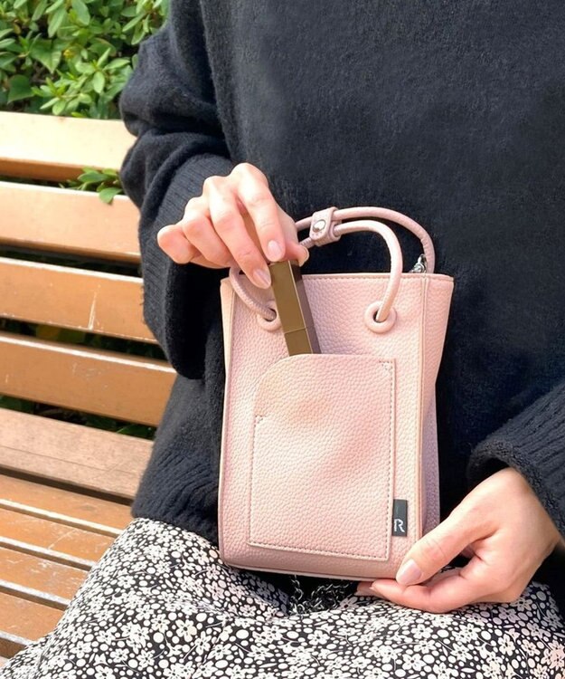 ROOTOTE 6466【直営店限定:ミニショルダー】LT.ベビールー.ミニボックス-A 04：ドーンピンク