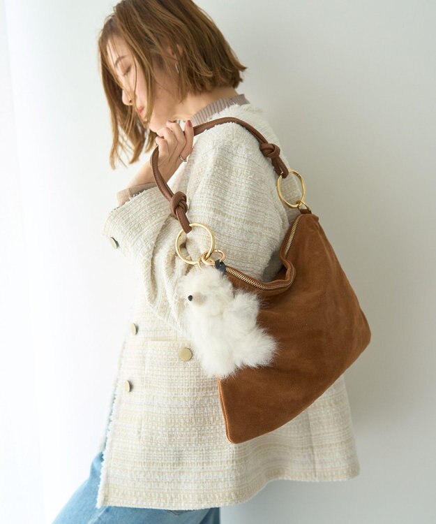 YECCA VECCA 【COSY】BEARバッグチャーム White