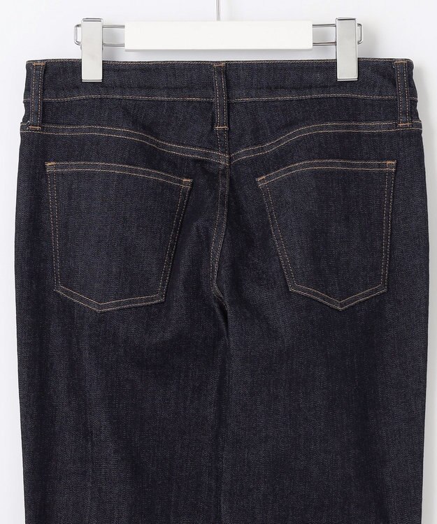 自由区 【洗える】365デニムスリムストレート パンツ インディゴ