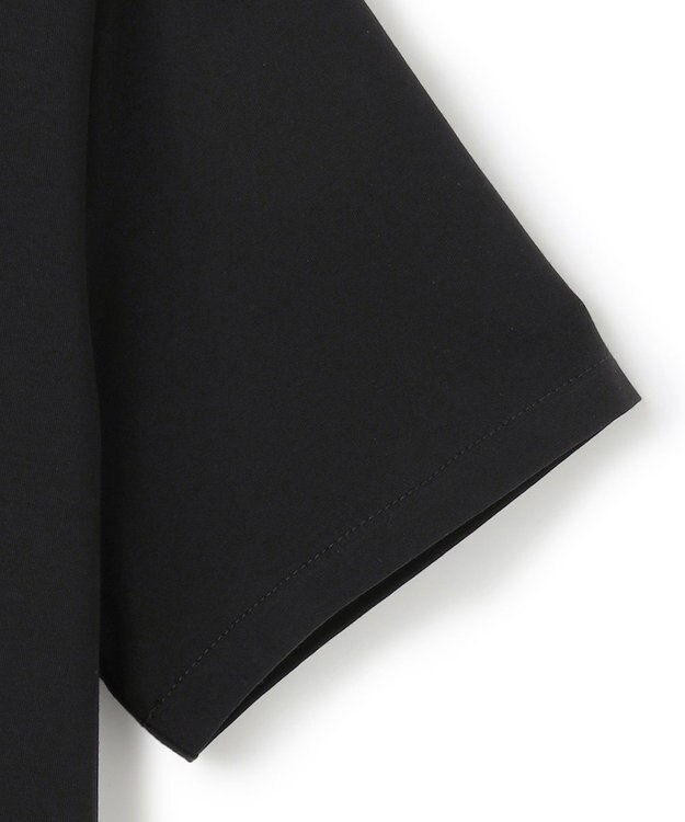 BEIGE， 【洗える】BROIS / コットンクルーネックTシャツ Black