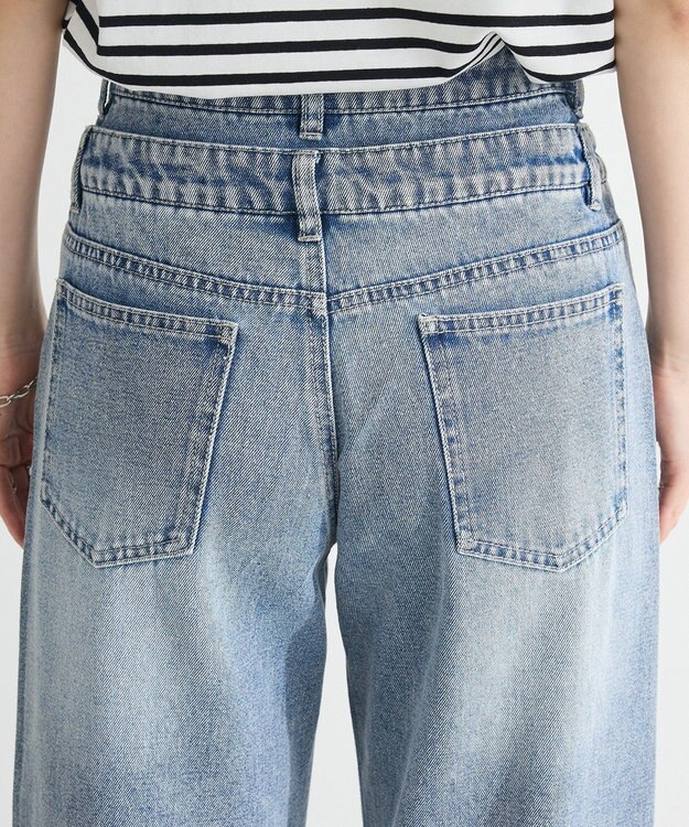 Green Parks ・ＥＬＥＮＣＡＲＥ　ＤＵＥ　Ｗウエストデニムパンツ Light Indigo