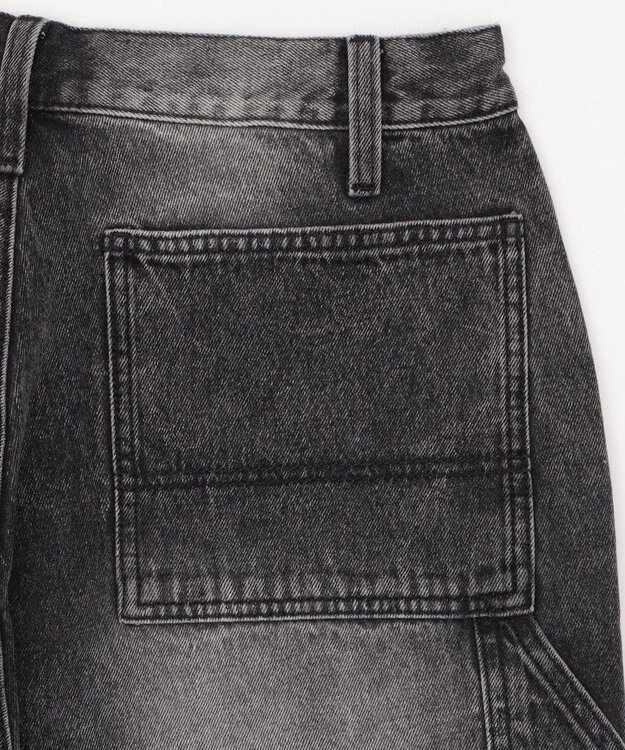 WEGO ダブルニーダメージデニムショーツ デニムブラックソノタ