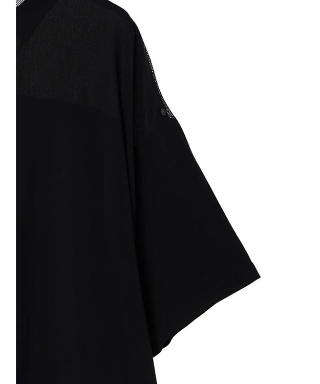 AMERICAN HOLIC サラックールメッシュ切替ワンピース Black