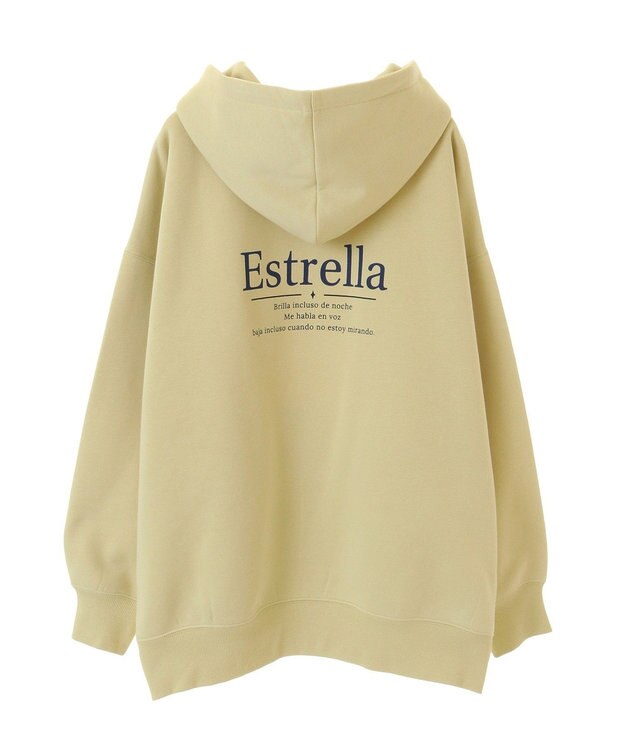 earth music&ecology アソートロゴフーディー Yellow