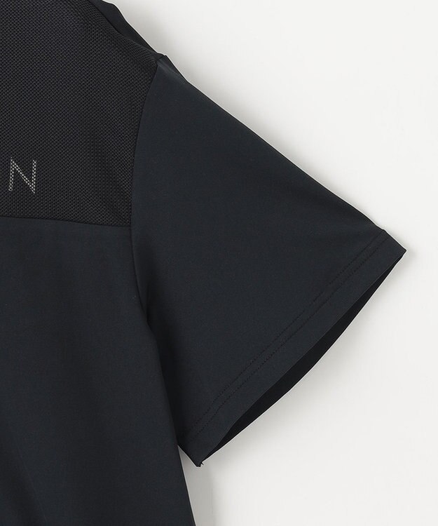 23区GOLF 【23Fondation/WOMEN】フロントロゴ モックネックプルオーバー ブラック系