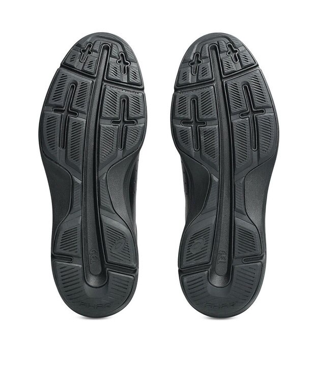 ASICS WALKING ハダシウォーカー メンズ 3E相当 ブラック×ブラック