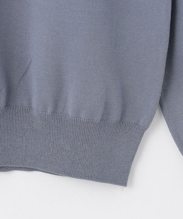 J.PRESS LADIES L 【洗える】PRINCE タートルネック ニット サックスブルー系