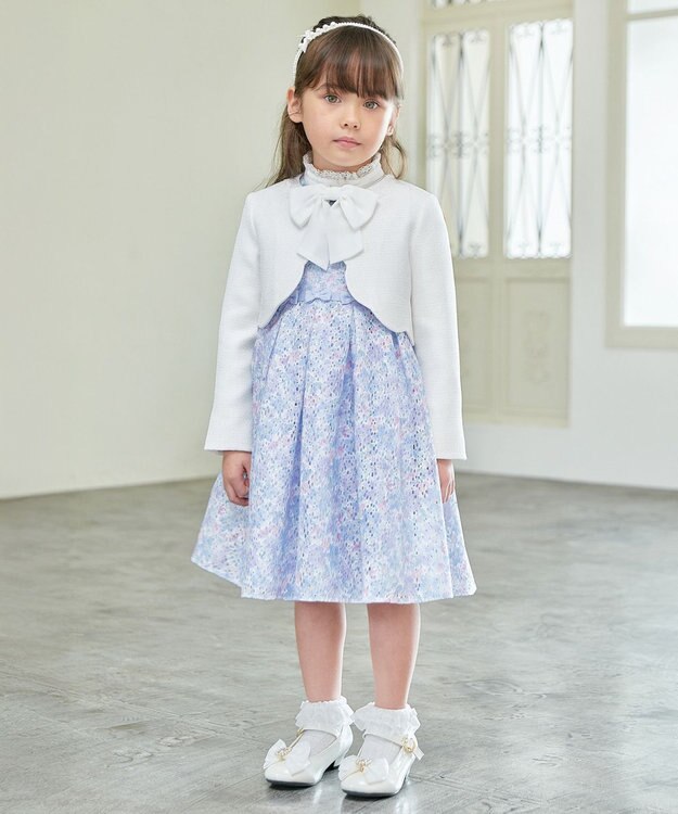 ANY KIDS エナメルヒールパンプス ホワイト