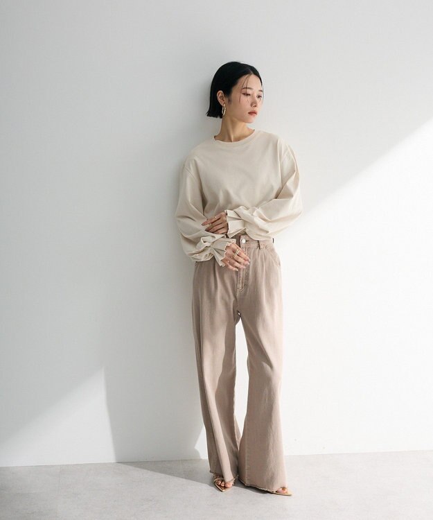 Green Parks ・ＳＵＧＡＲ　ＳＰＯＯＮ　タックスリーブロンＴＥＥ Ivory