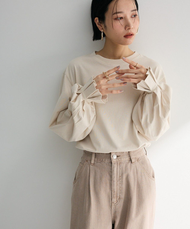 Green Parks ・ＳＵＧＡＲ　ＳＰＯＯＮ　タックスリーブロンＴＥＥ Ivory