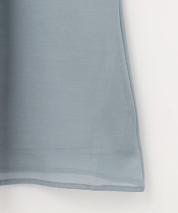 J.PRESS LADIES S 【WEB限定カラーあり・洗える】 ブライトスパンボイル スカート サックスブルー系