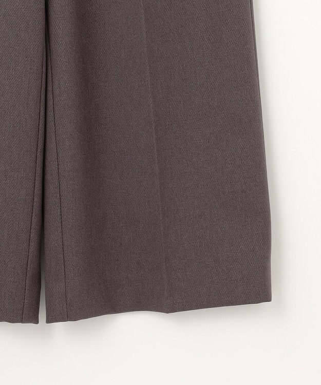 ANY SIS 【BAILA12月号掲載・貴島明日香さんコラボ】ハイカットリターン ワイドパンツ モカグレー