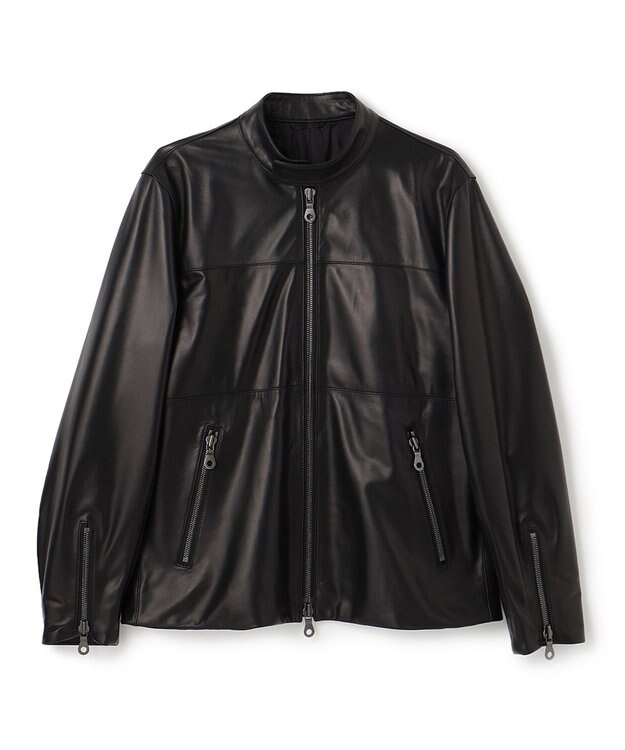 JOSEPH HOMME COLOMER LAMB NAPPA LEATHER JACKET ブラック系