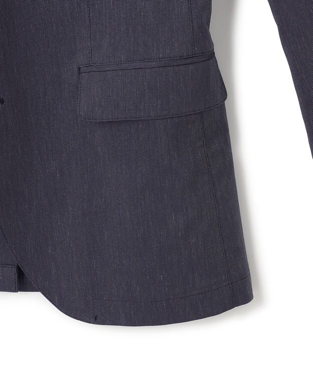 JOSEPH HOMME 新素材【洗える/ストレッチ】ピンヘッドリネンストレッチ　ジャケット ネイビー系