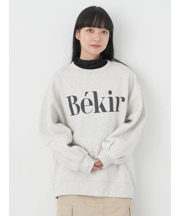 earth music&ecology Ｂｅｋｉｒ裏起毛スウェット Oatmeal